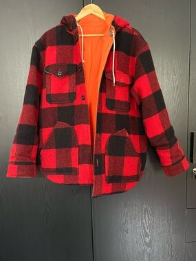 Men's Snohomish Reversible Jacket - Redblkbuf